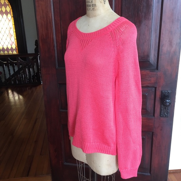 Banana Republic Sweaters - Banana Republic bubble gum pink sweater S EUC